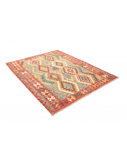 Tappeto Kilim Afghanistan marrone 158x198