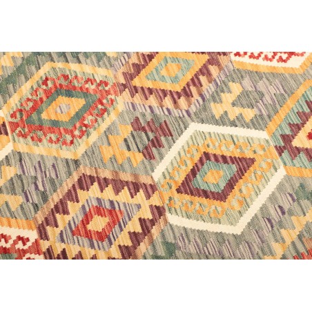Tappeto Kilim Afghanistan marrone 158x198