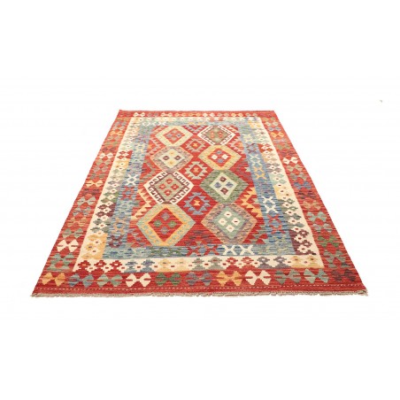 Tappeto Kilim Afghanistan marrone 154x209