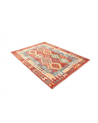 Tappeto Kilim Afghanistan marrone 154x209