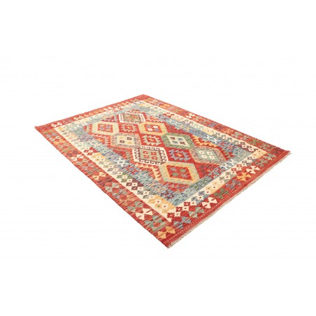 Tappeto Kilim Afghanistan marrone 154x209