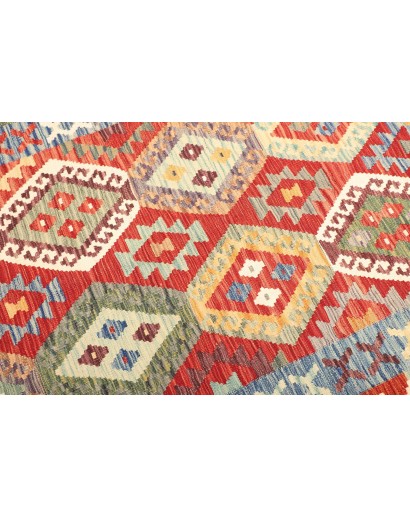 Tappeto Kilim Afghanistan marrone 154x209