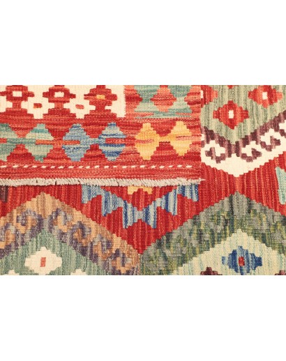 Tappeto Kilim Afghanistan marrone 154x209