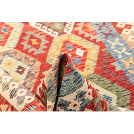Tappeto Kilim Afghanistan marrone 154x209