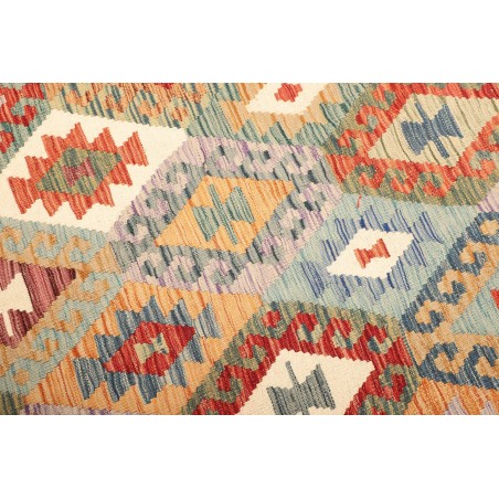 Tappeto Kilim Afghanistan marrone grigio 159x201