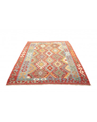 Tappeto Kilim Afghanistan marrone 158x198