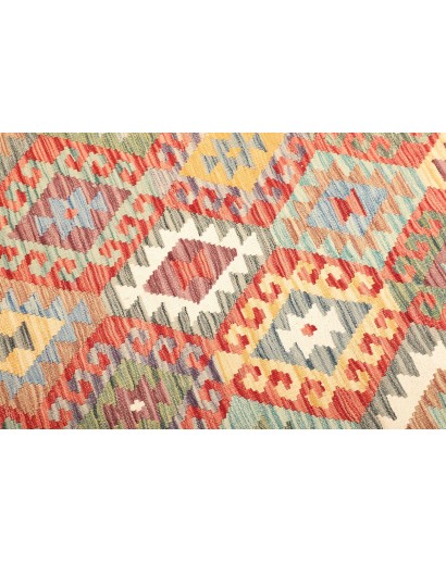 Tappeto Kilim Afghanistan marrone 158x198