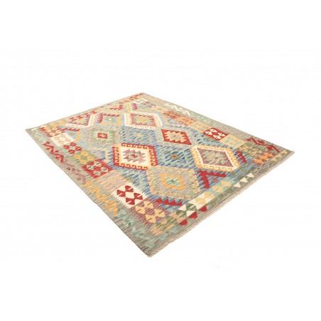 Tappeto Kilim Afghanistan marrone beige 155x195
