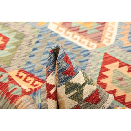 Tappeto Kilim Afghanistan marrone beige 155x195