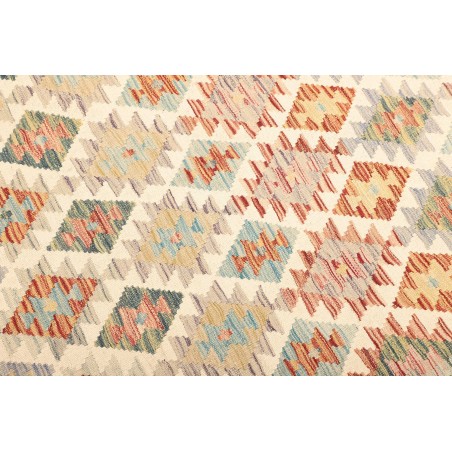 Tappeto Kilim Afghanistan beige marrone 153x200