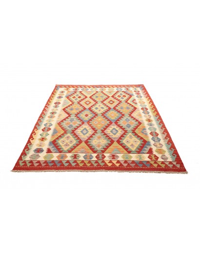 Tappeto Kilim Afghanistan marrone 158x194