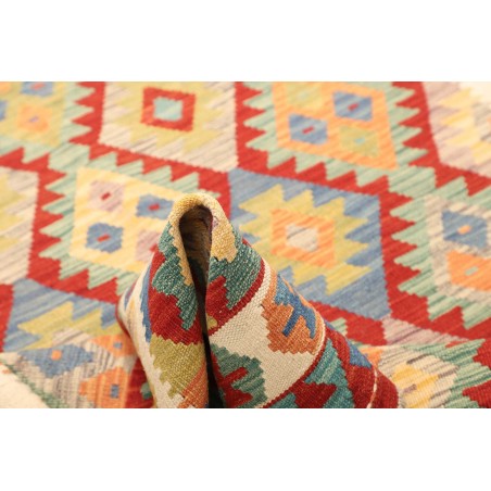 Tappeto Kilim Afghanistan marrone 158x194