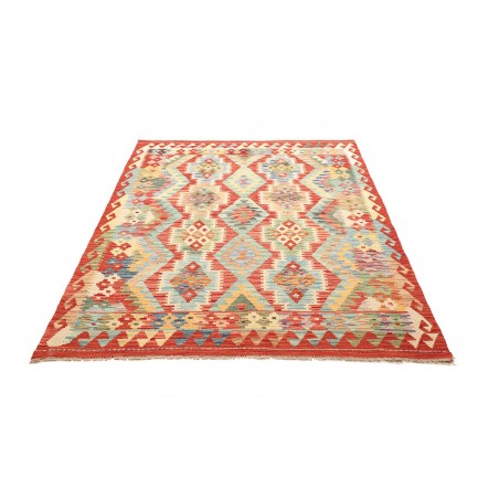 Tappeto Kilim Afghanistan marrone 146x196