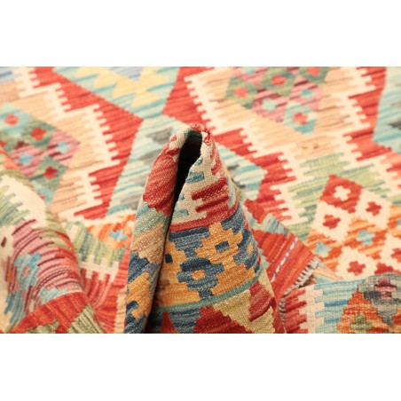 Tappeto Kilim Afghanistan marrone 146x196