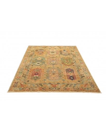 Tappeto Tribal Pakistan marrone 150x191
