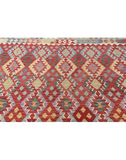 Tappeto Kilim Afghanistan bianco marrone 312x499