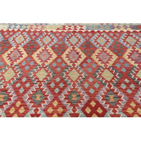Tappeto Kilim Afghanistan bianco marrone 312x499