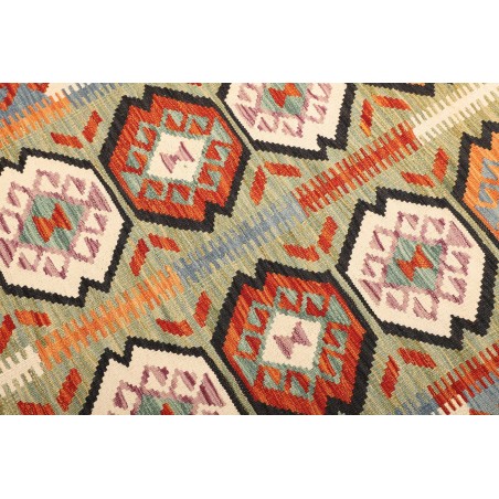 Tappeto Kilim Afghanistan marrone bianco 99x147