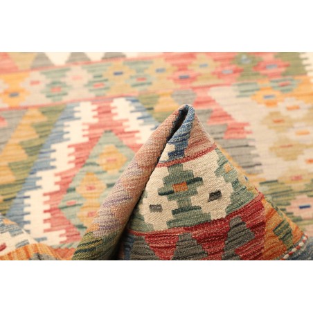 Tappeto Kilim Afghanistan marrone bianco 97x150