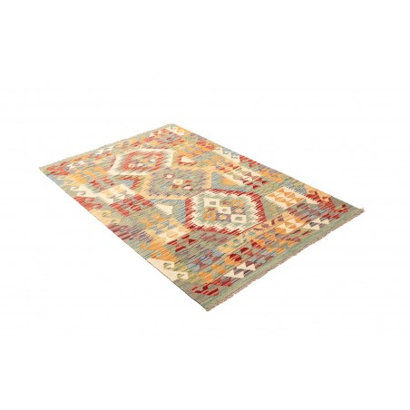 Tappeto Kilim Afghanistan marrone 103x154