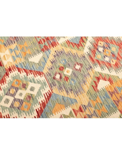 Tappeto Kilim Afghanistan marrone 103x154