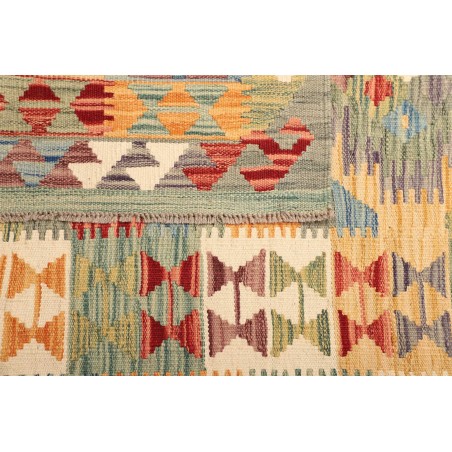 Tappeto Kilim Afghanistan marrone 103x154