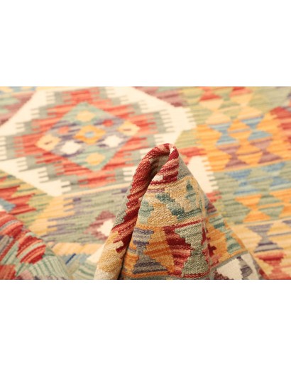 Tappeto Kilim Afghanistan marrone 103x154