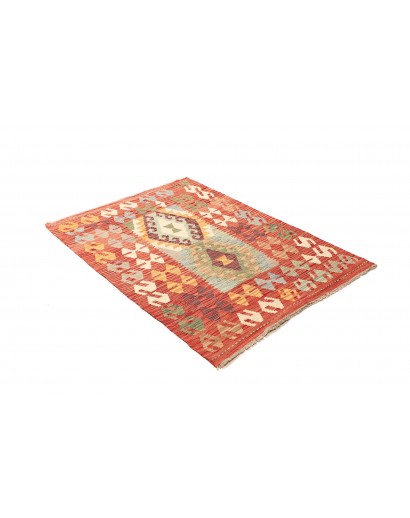 Tappeto Kilim Afghanistan arancione 108x150