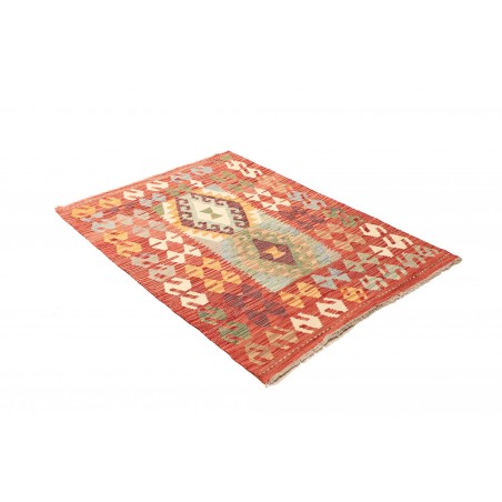 Tappeto Kilim Afghanistan arancione 108x150