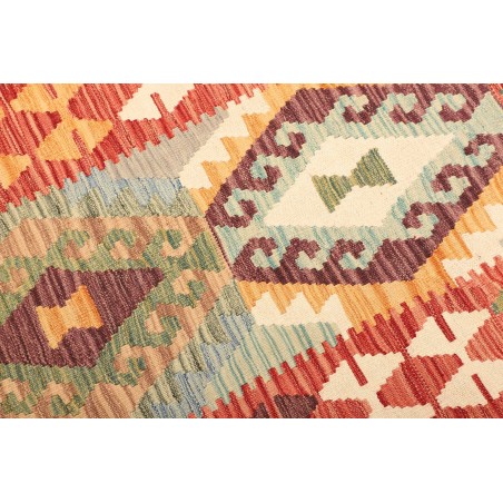 Tappeto Kilim Afghanistan arancione 108x150