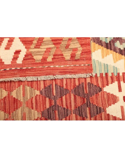 Tappeto Kilim Afghanistan arancione 108x150