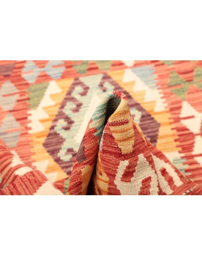 Tappeto Kilim Afghanistan arancione 108x150