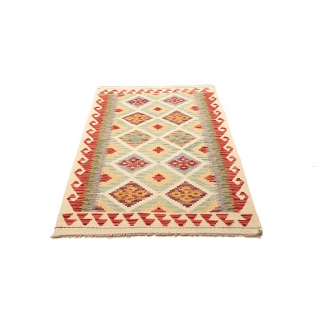 Tappeto Kilim Afghanistan giallo rosso 99x155