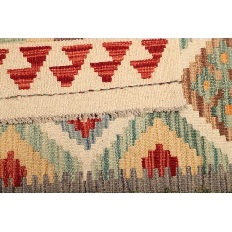 Tappeto Kilim Afghanistan giallo rosso 99x155