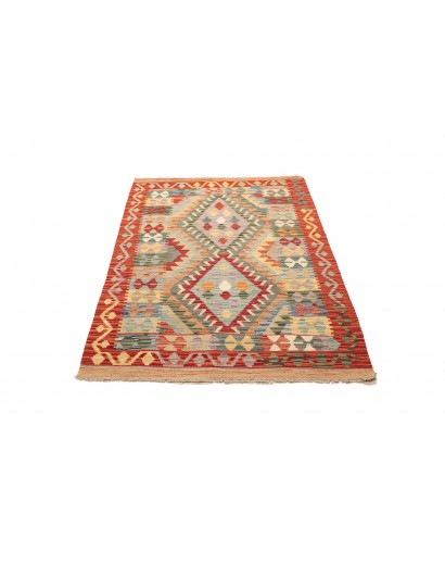 Tappeto Kilim Afghanistan marrone grigio 104x150