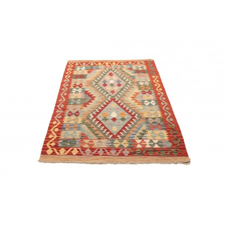 Tappeto Kilim Afghanistan marrone grigio 104x150