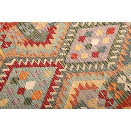 Tappeto Kilim Afghanistan marrone grigio 104x150