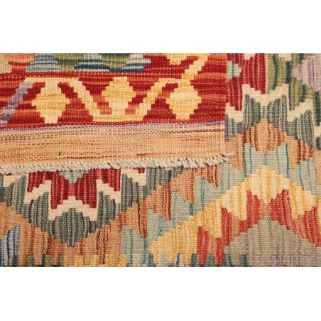 Tappeto Kilim Afghanistan marrone grigio 104x150