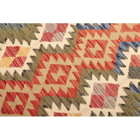 Tappeto Kilim Afghanistan marrone beige 103x146