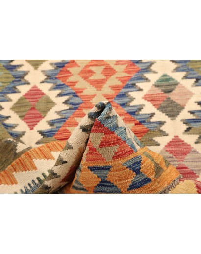 Tappeto Kilim Afghanistan marrone beige 103x146