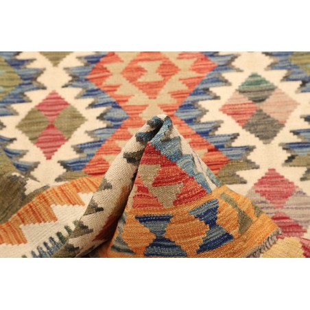 Tappeto Kilim Afghanistan marrone beige 103x146