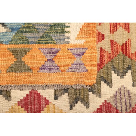 Tappeto Kilim Afghanistan marrone beige 103x146