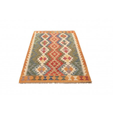Tappeto Kilim Afghanistan marrone beige 103x146