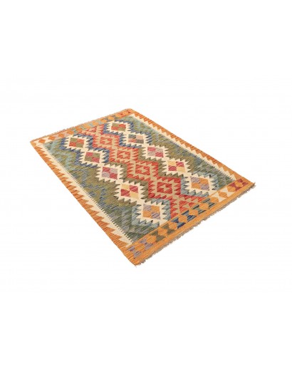 Tappeto Kilim Afghanistan marrone beige 103x146
