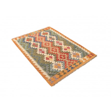 Tappeto Kilim Afghanistan marrone beige 103x146