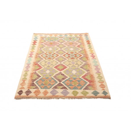 Tappeto Kilim Afghanistan marrone giallo 99x145