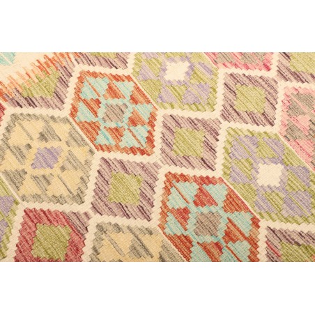 Tappeto Kilim Afghanistan marrone giallo 99x145