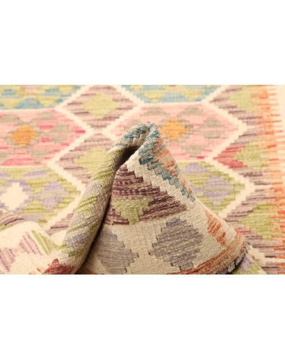 Tappeto Kilim Afghanistan marrone giallo 99x145