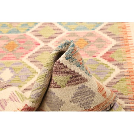 Tappeto Kilim Afghanistan marrone giallo 99x145