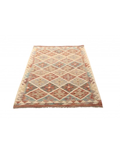 Tappeto Kilim Afghanistan marrone azzurro 101x153